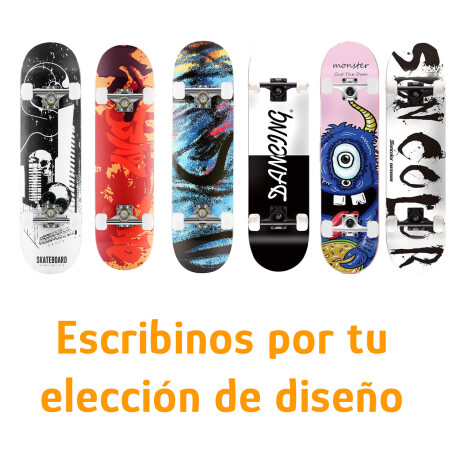 Skate Estampadas Varios Diseños 78x20Cm Princip/Interm 100Kg Skate Estampadas Varios Diseños 78x20cm Princip/interm 100kg