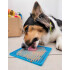 Plato Alfombra Cuadrado Lamer AntiAnsiedad Comida Perro Gato Variante Color Azul