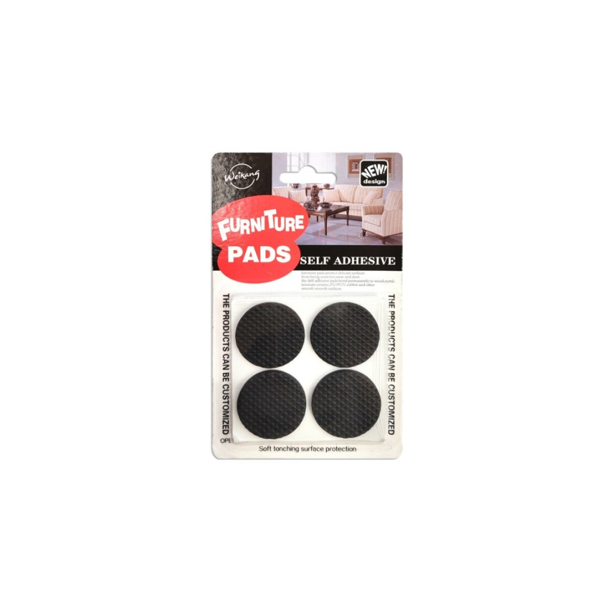 PROTECTOR DE MUEBLES X8 - NEGRO 