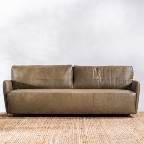 Sillón Cuero Teruel 3 Cuerpos Silvestre U