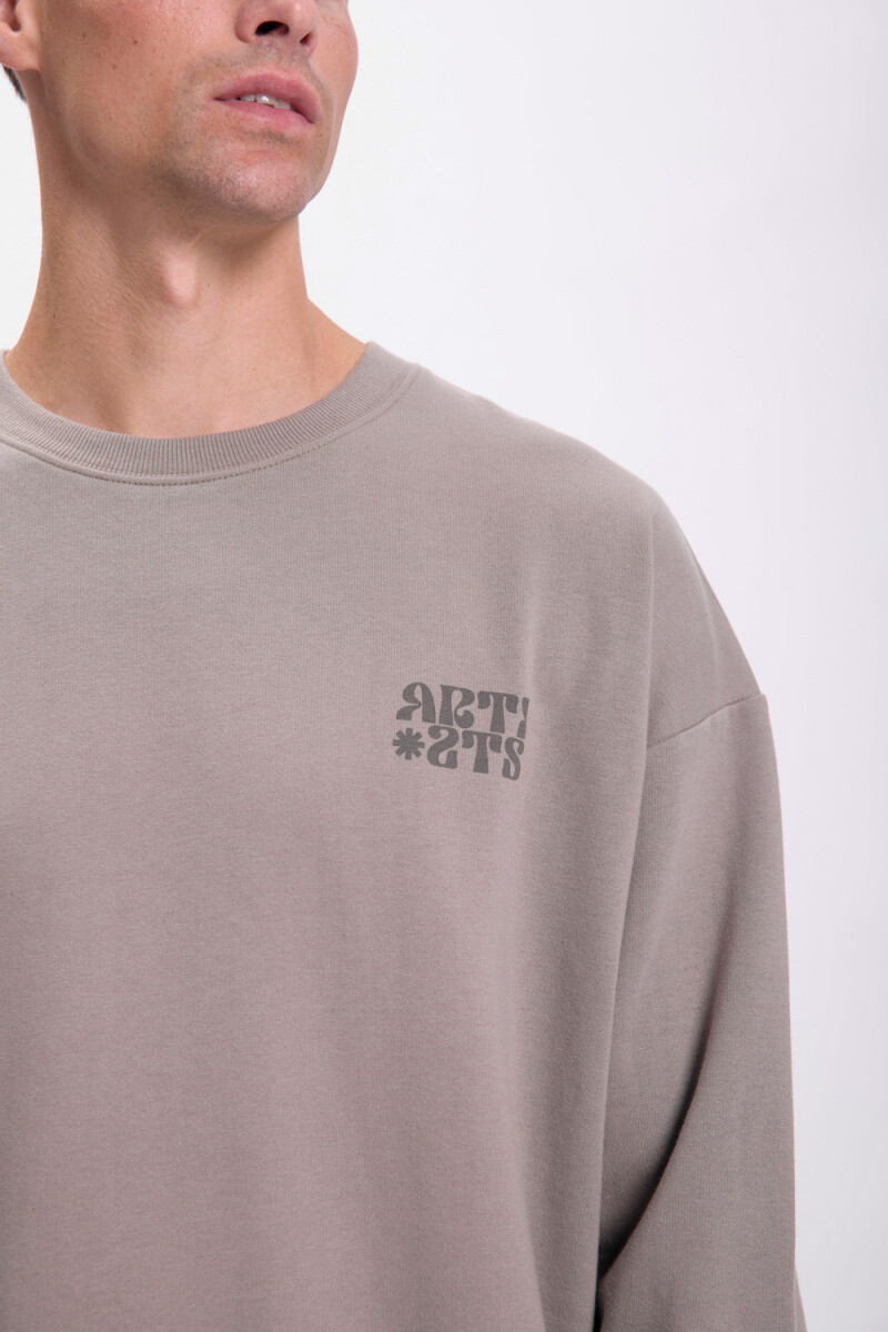 Buzo deportivo oversize Marrón