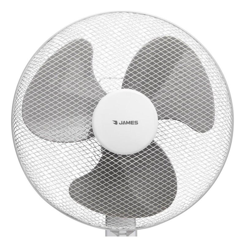 Ventilador De Pie James Vca 16 Pie Blanco 3 Aspas Diámetro 40 Cm Material De Las Aspas Plástico Ventilador De Pie James Vca 16 Pie Blanco 3 Aspas Diámetro 40 Cm Material De Las Aspas Plástico