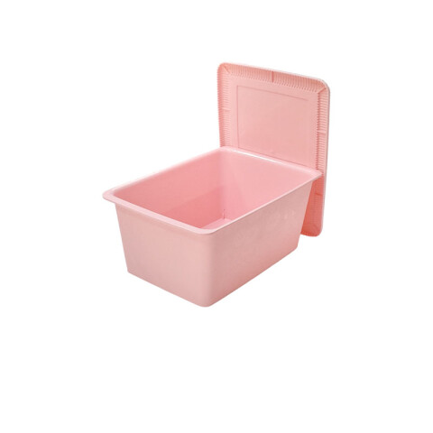 OUTLET Canasto Organizador c/tapa 28x19x13cm Outlet Canasto Organizador C/tapa 28x19x13cm