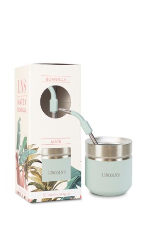 KIT MATE Y BOMBILLA ATOMIC CIELO