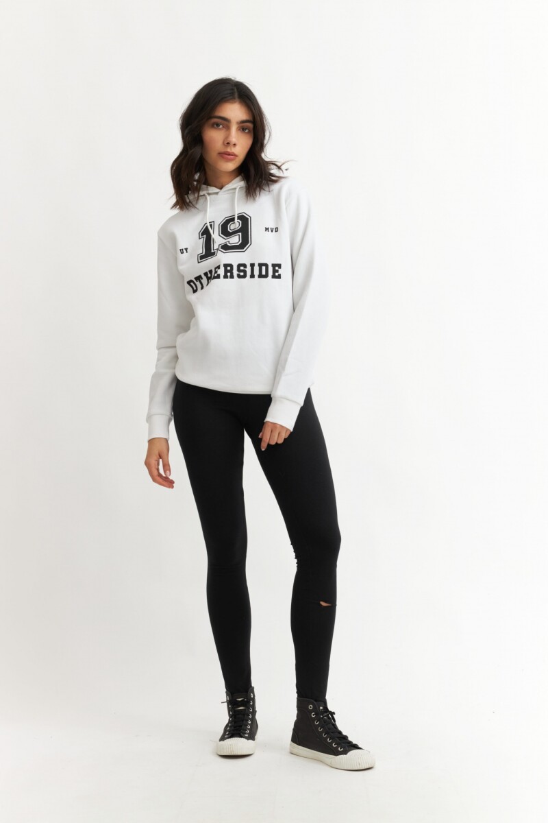 Hoodie estampado - UNISEX - Blanco 