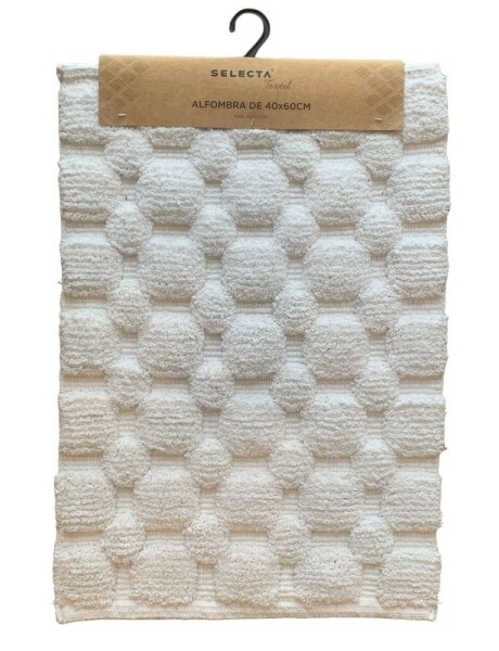 ALFOMBRA BULKY 40X60CM COLOR BLANCO ALFOMBRA BULKY 40X60CM COLOR BLANCO