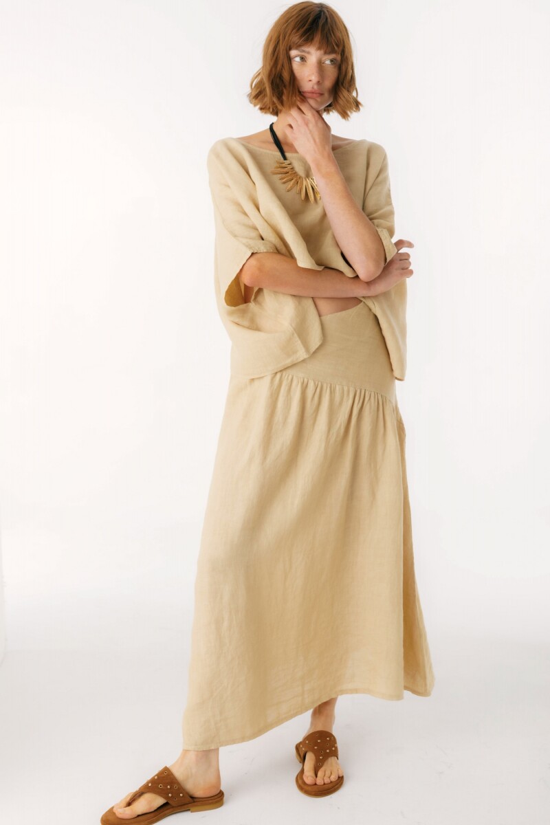 Falda Zeia Beige
