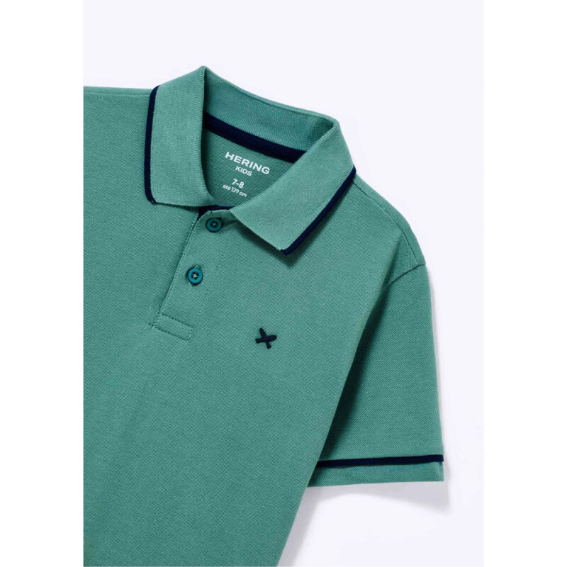 CAMISA POLO MM MASC VERDE MEDIO