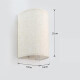 Aplique Pantalla De Pared Tela Rustico Nórdico Iluminación Blanco