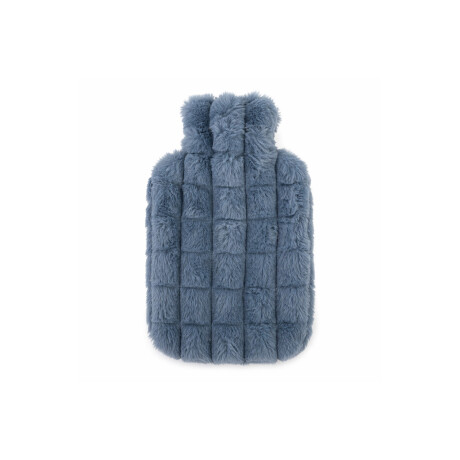 Bolsita de Agua Caliente 1L con Funda de Peluche Suave Azul