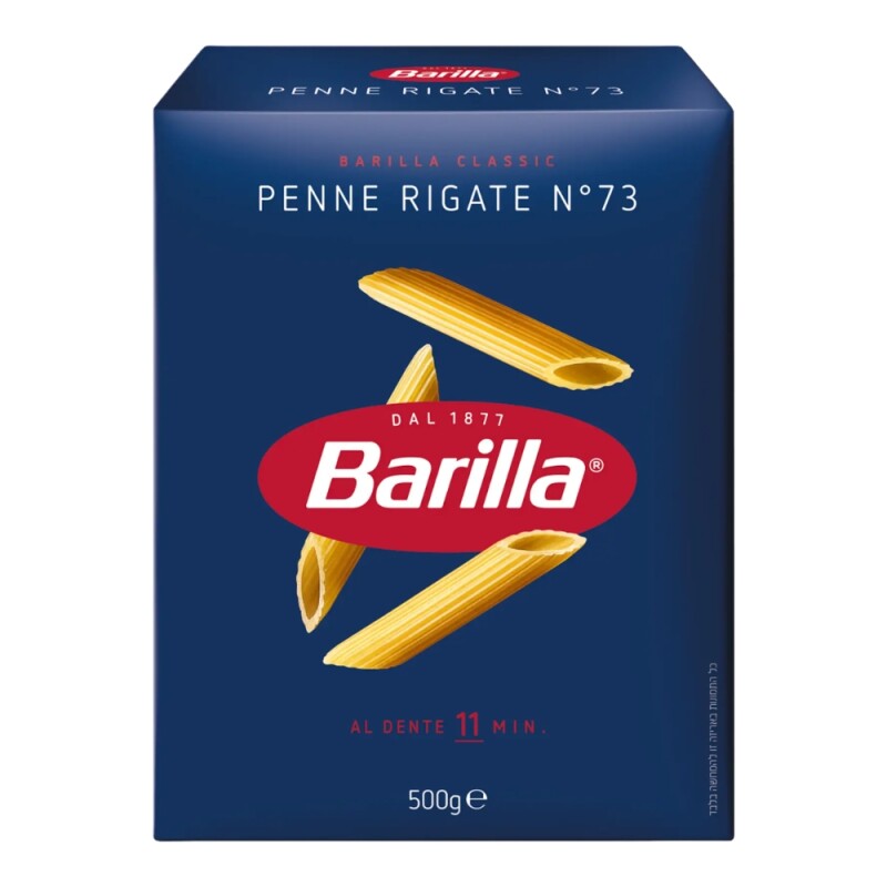 Pasta Barilla Penne Rigate Nâ° 73 500g Pasta Barilla Penne Rigate Nâ° 73 500g