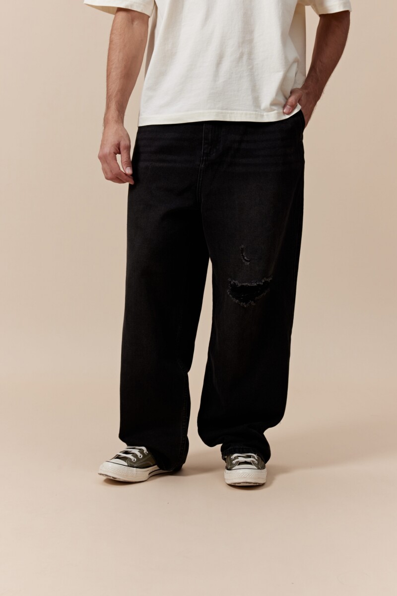 Pantalón denim SKATER - NEGRO JEAN 