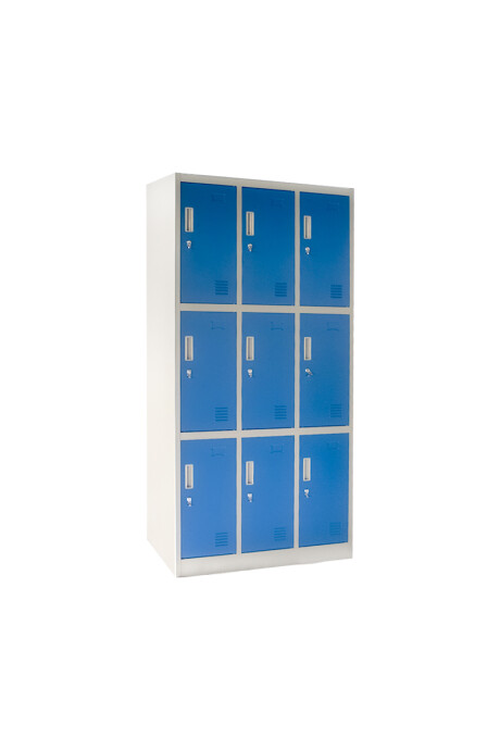 Guardabultos Locker Metálicos De 9 Puertas Guardarropas Guardabultos Locker Metálicos De 9 Puertas Guardarropas