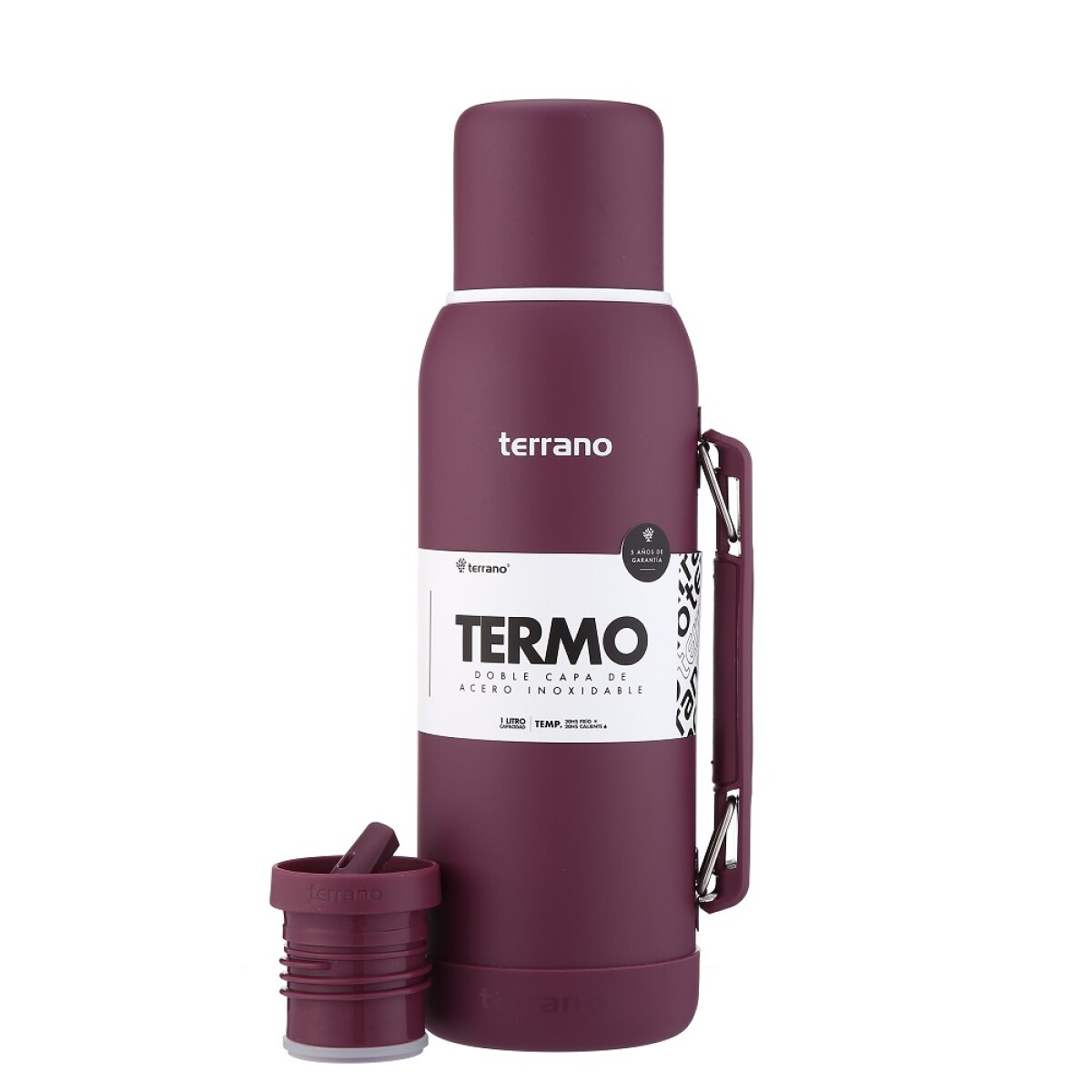 TERMO TERRANO NEW 1LT CON MANIJA PREMIUN - UVA 