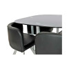 Juego DE COMEDOR ASUNCION Mesa vidrio + 4 butacas N/A