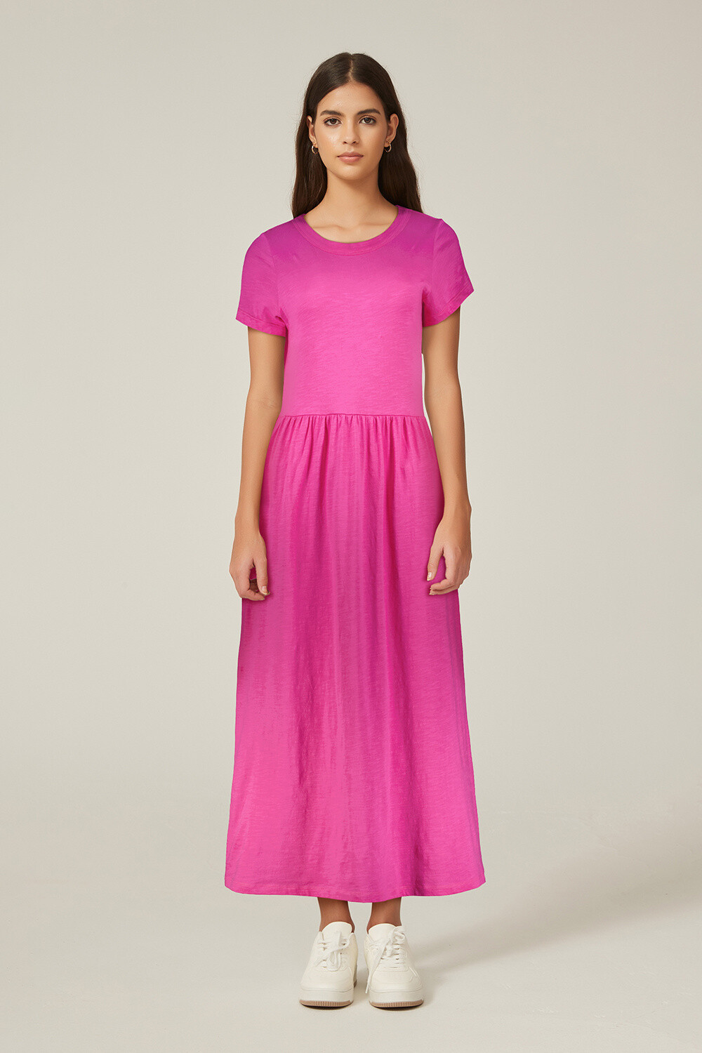 Vestido Arnalt Fucsia Oscuro