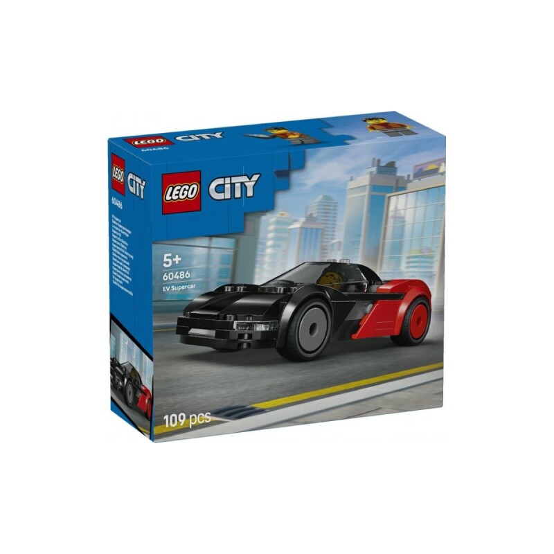Lego City Supercoche electrico 109 pcs 5+ Lego City Supercoche Electrico 109 Pcs 5+