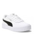 Championes de Mujer Puma Carina 2.0 Wns Blanco - Negro - Plateado