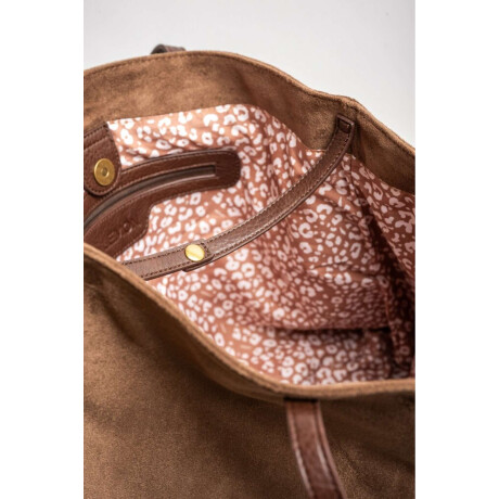 Travel Bag Gamuza Vegana Marrón