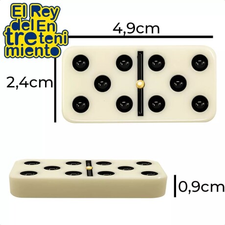 Juego De Mesa Dominó C/ 28 Fichas + Estuche En Madera Juego De Mesa Dominó C/ 28 Fichas + Estuche En Madera