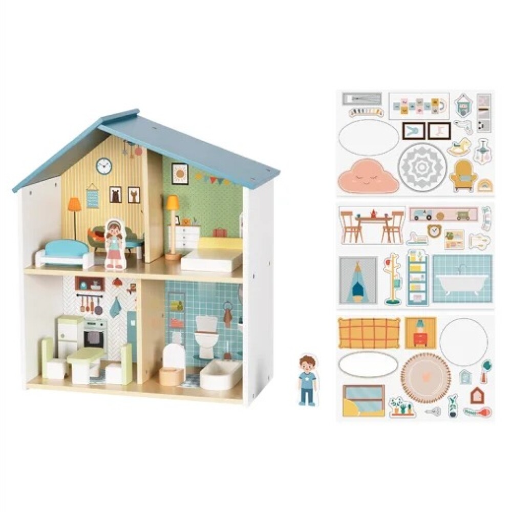 Casa de muñecas en madera HiPando Casa de muñecas en madera HiPando