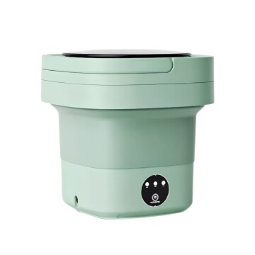 Mini Lavadora Marvo Portátil Plegable 9L Cesto Centrifugador Variante Color Verde