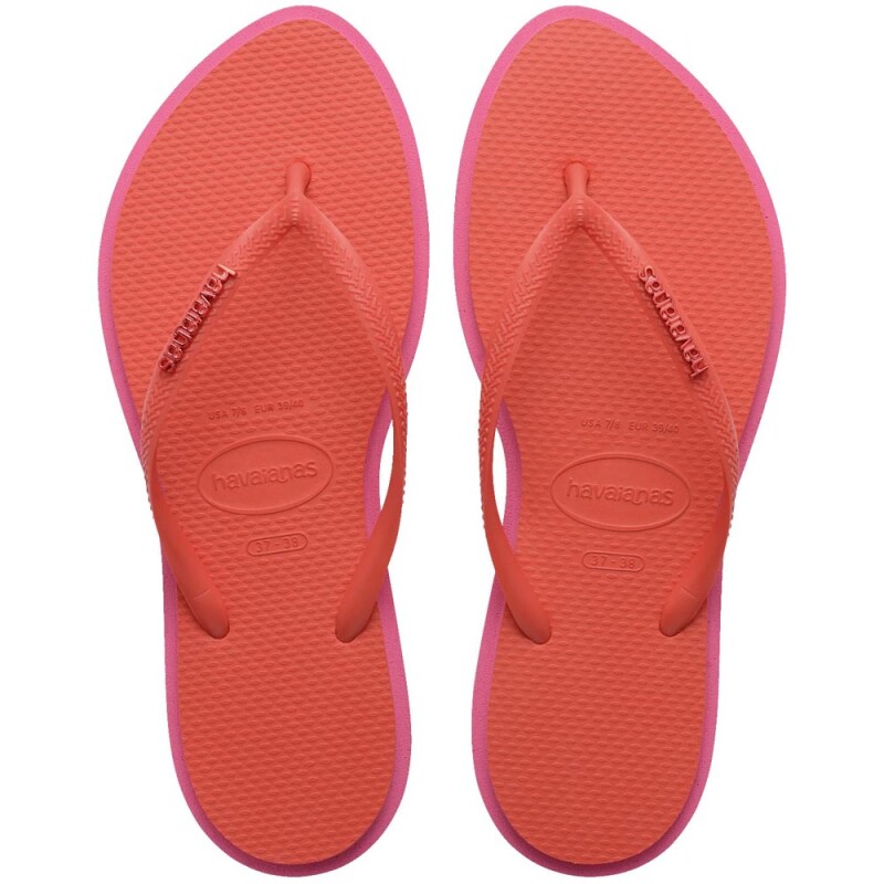 Sandalias Havaianas Slim Point FC Mujer Rosa Flux Rojo