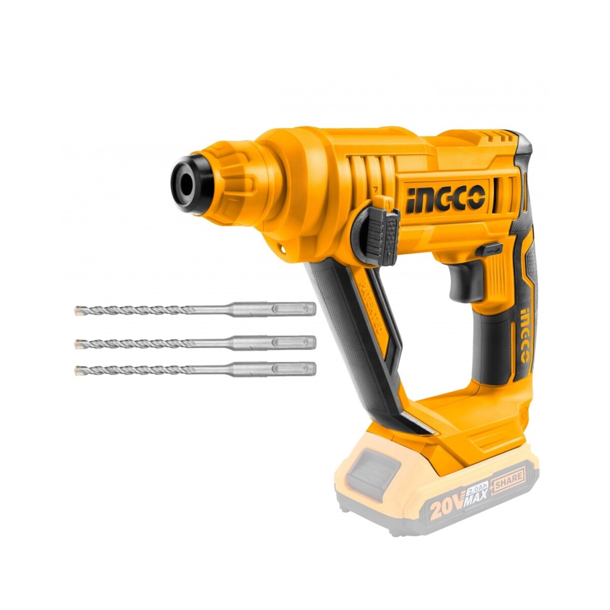 Rotomartillo a batería Ingco SDS+ 20V 900rpm 1.5 Joule 