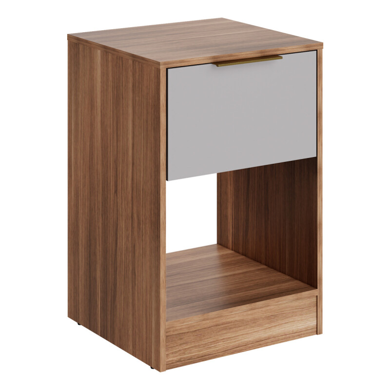 Mesa De Luz Moderna Dormitorio Para Cabecera Moderna Paris Beige