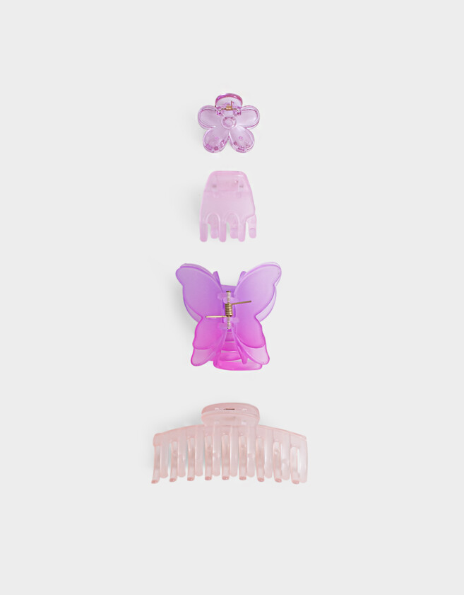 Broches Sets Mariposa Set De Broches - Combinacion Multicolor
