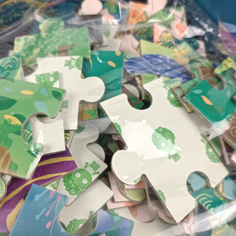 Libro Infantil "selva Mágica" Con 2 Puzzles Unica