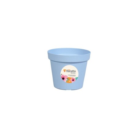 MACETA REDONDA FLORATTA 30 LITROS CELESTE REF 8503 AZC CELESTE