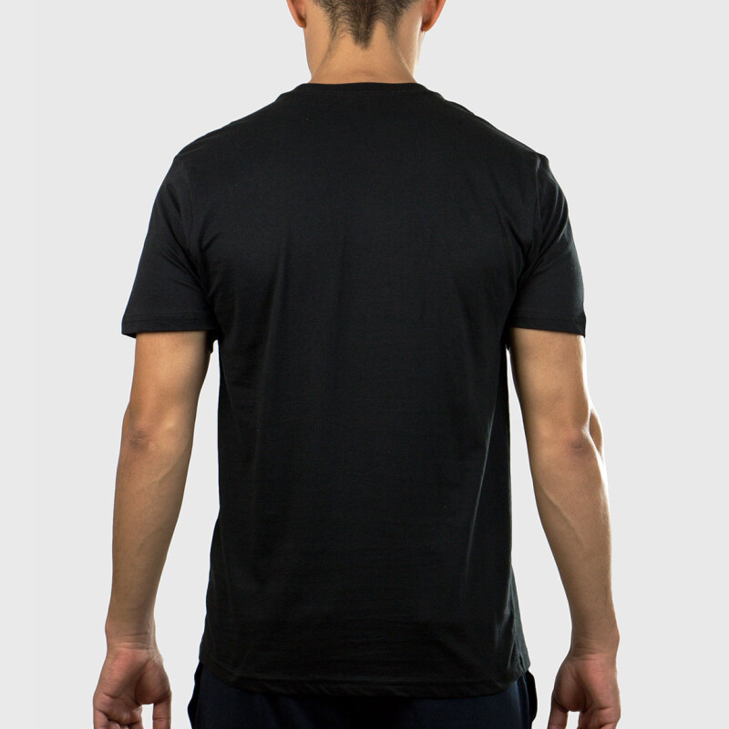 Pony Hombre Camiseta Crew Neck Negro Negro