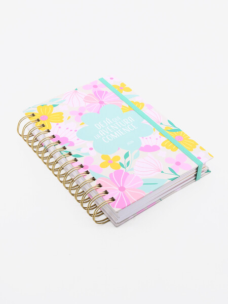 AGENDA FLOWER 2026 VERDE AQUA