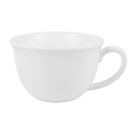 Taza de ceramica blanca Taza de ceramica blanca