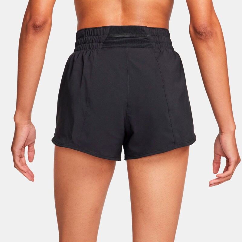 Short Nike One Swoosh Hbr Dri-Fit de Mujer Negro