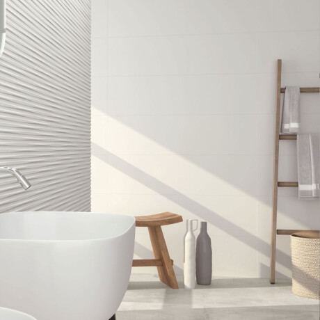 Porcelanato Blanco Natural 30X60Cm Piso Pared GAMAS DE BLANCO