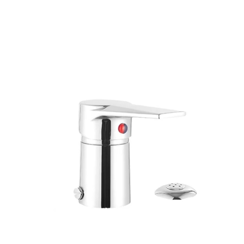 Griferia de bidet Monocomando con transferencia Match cromado brillante Griferia De Bidet Monocomando Con Transferencia Match Cromado Brillante