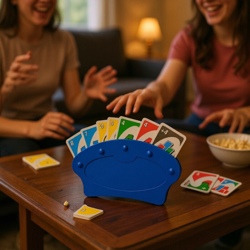Sujetador De Cartas Ayuda Mano Cartas Ergonomico Sin Color