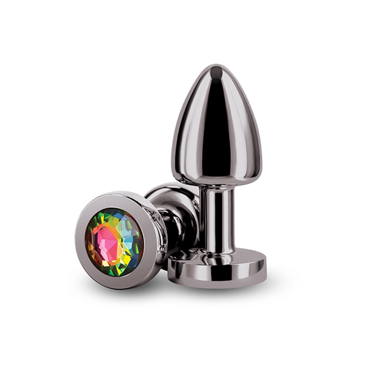 Plug Anal Metal Rear Assets Petite - Negro 