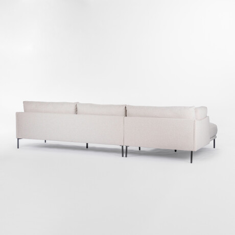 Sofá con chaise COSTA Gris - IZQUIERDO