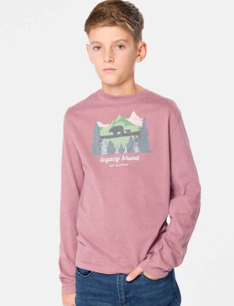 REMERA ESTAMPADA Rosa