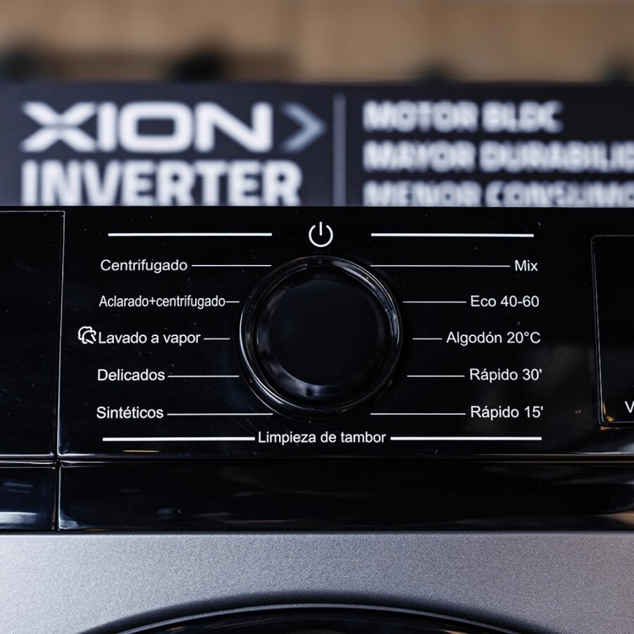 lavarropas inverter carga frontal 10 kgs Xion XI-LAV100F-CU lavarropas inverter carga frontal 10 kgs Xion XI-LAV100F-CU