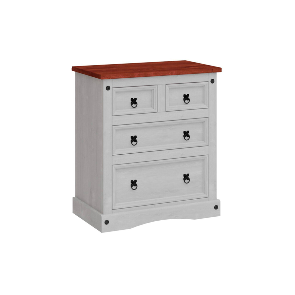 Cómoda 4 Cajones Nevada Línea Mexicana VB 385 SMGB 