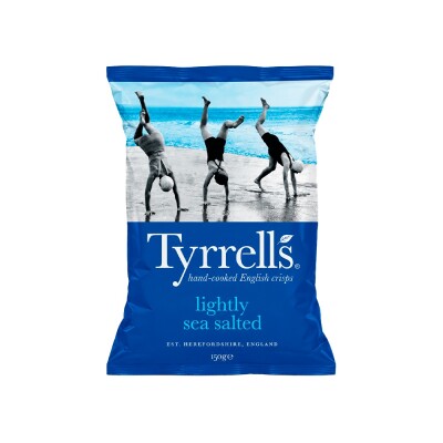 Papas Fritas con Sal Marina Sin Gluten Tyrrells Papas Lightly Sea Salted Tyrre