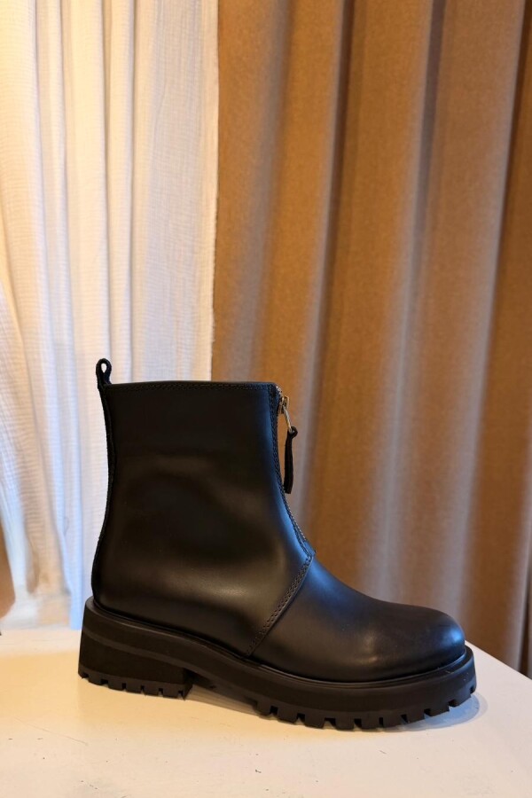 Front Zip Negro