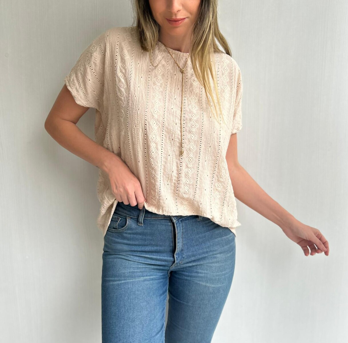 Blusa Keira - Beige 