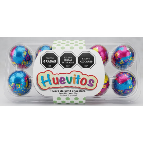 HUEVO CHOCOLATE MINI X10U 60G HUEVO CHOCOLATE MINI X10U 60G