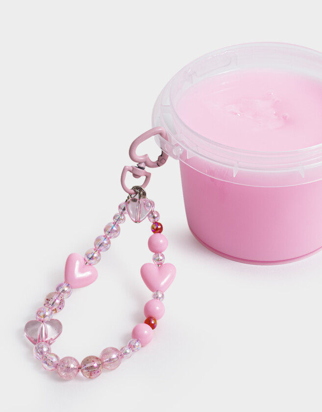 Lúdico Juguetes Balde De Slime Con Strap - Rosa Claro
