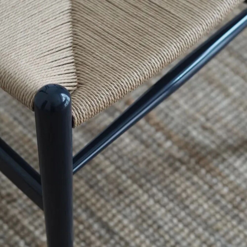 Silla Wishbone Negro